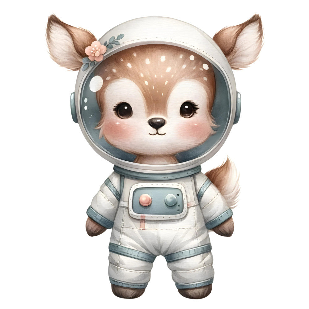 Astronaut Animal Space Fabric Panel 22