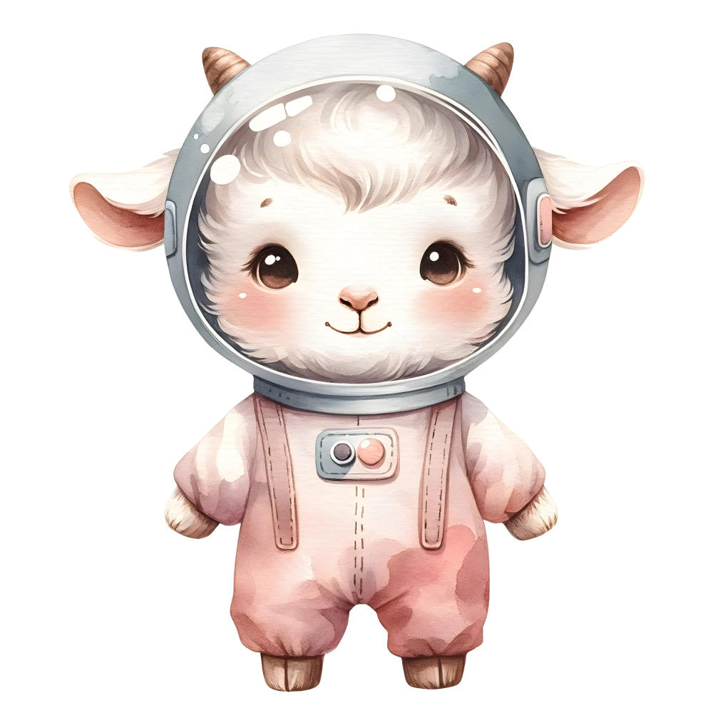 Astronaut Animal Space Fabric Panel 23