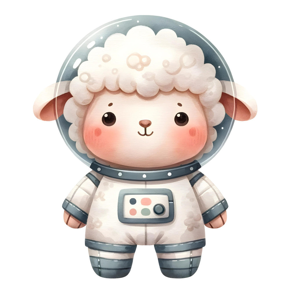 Astronaut Animal Space Fabric Panel 24