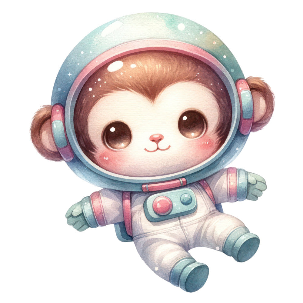 Astronaut Animal Space Fabric Panel 32
