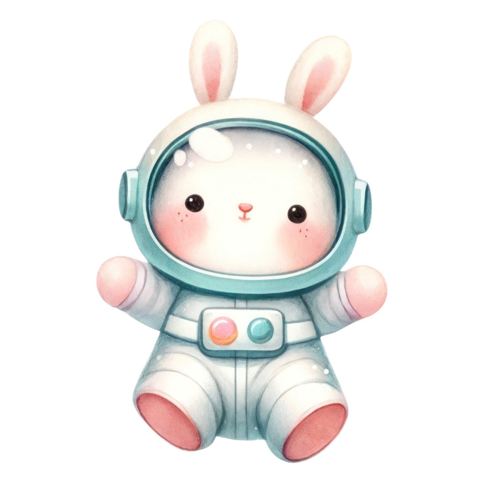 Astronaut Animal Space Fabric Panel 34