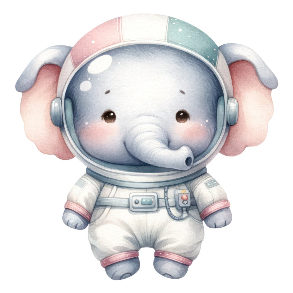 Astronaut Animal Space Fabric Panel 37
