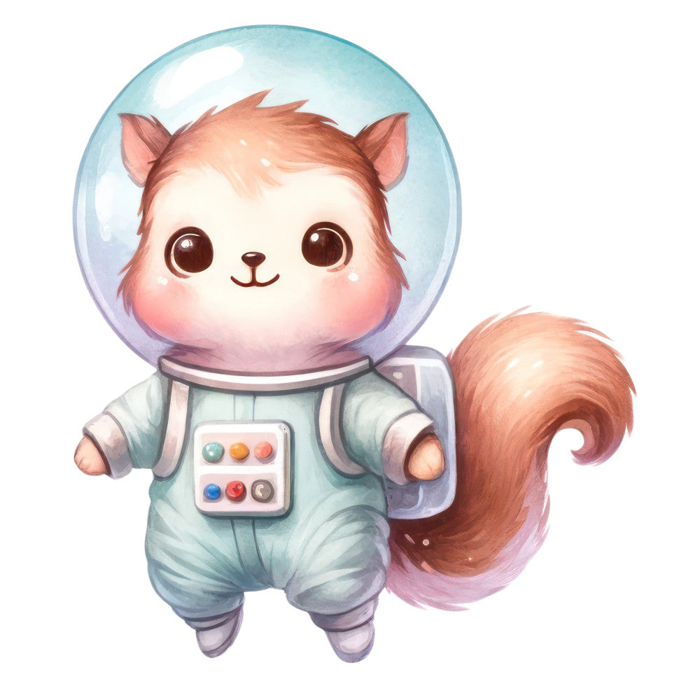 Astronaut Animal Space Fabric Panel 38