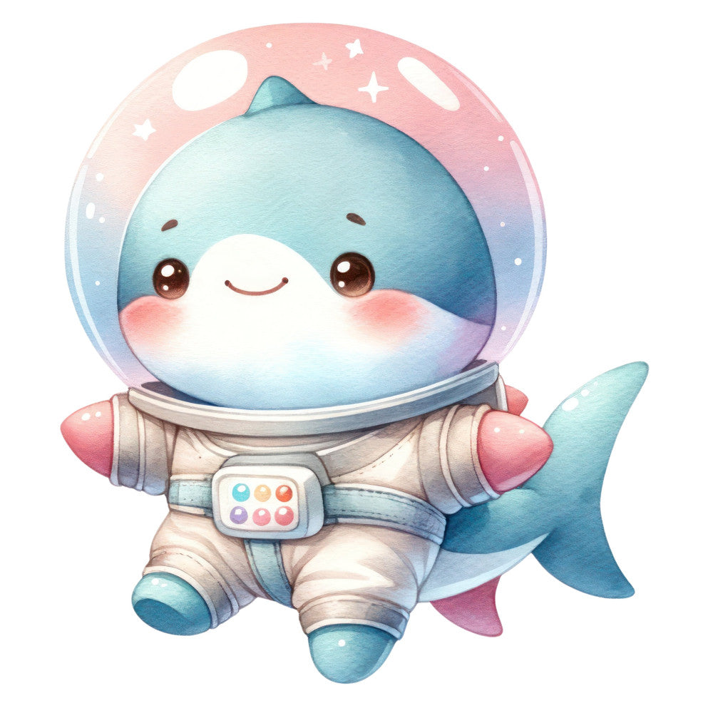Astronaut Animal Space Fabric Panel 8