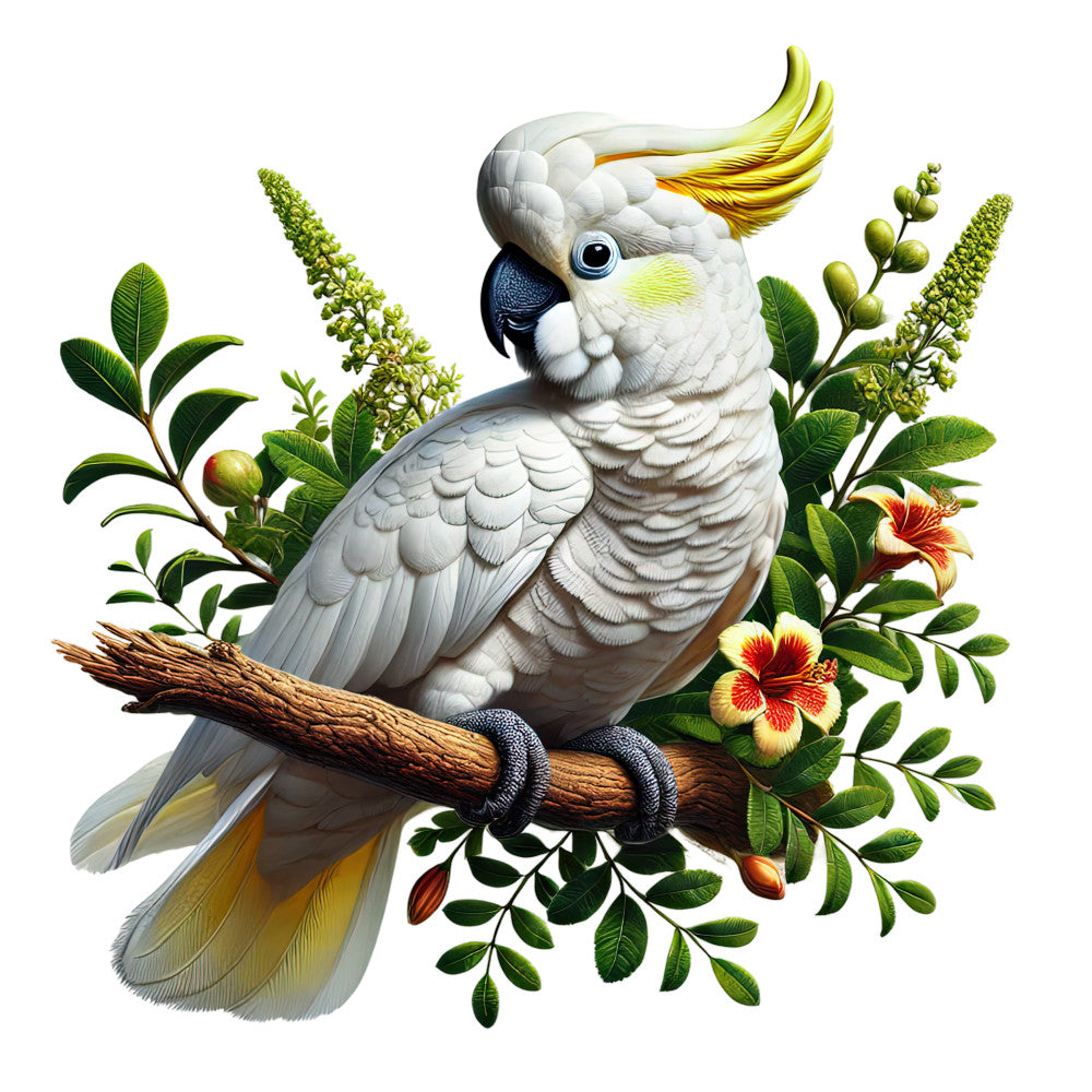 Australian Birds Fabric Panel 17 QuiltingFabricPanels