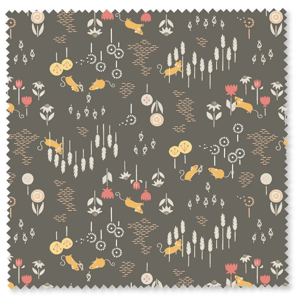 Autumn Bursting Forage quilting fabric by Felicity Fabrics, fall foliage print on cotton, sold by the yard
