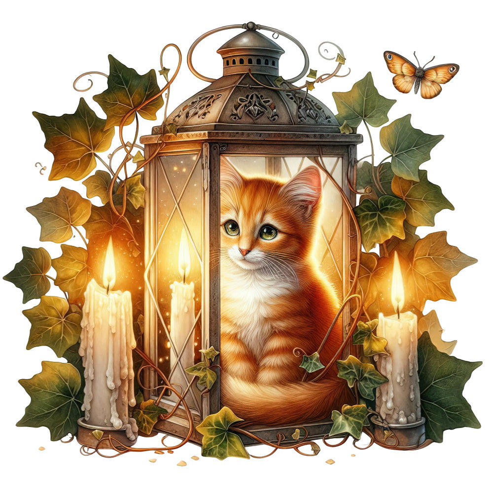 Autumn Cats Fabric Panel 45 QuiltingFabricPanels