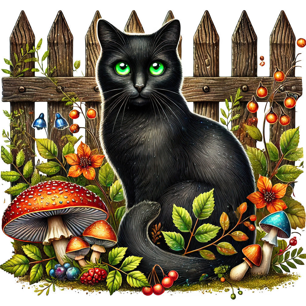 Autumn Cats Fabric Panel 66 QuiltingFabricPanels