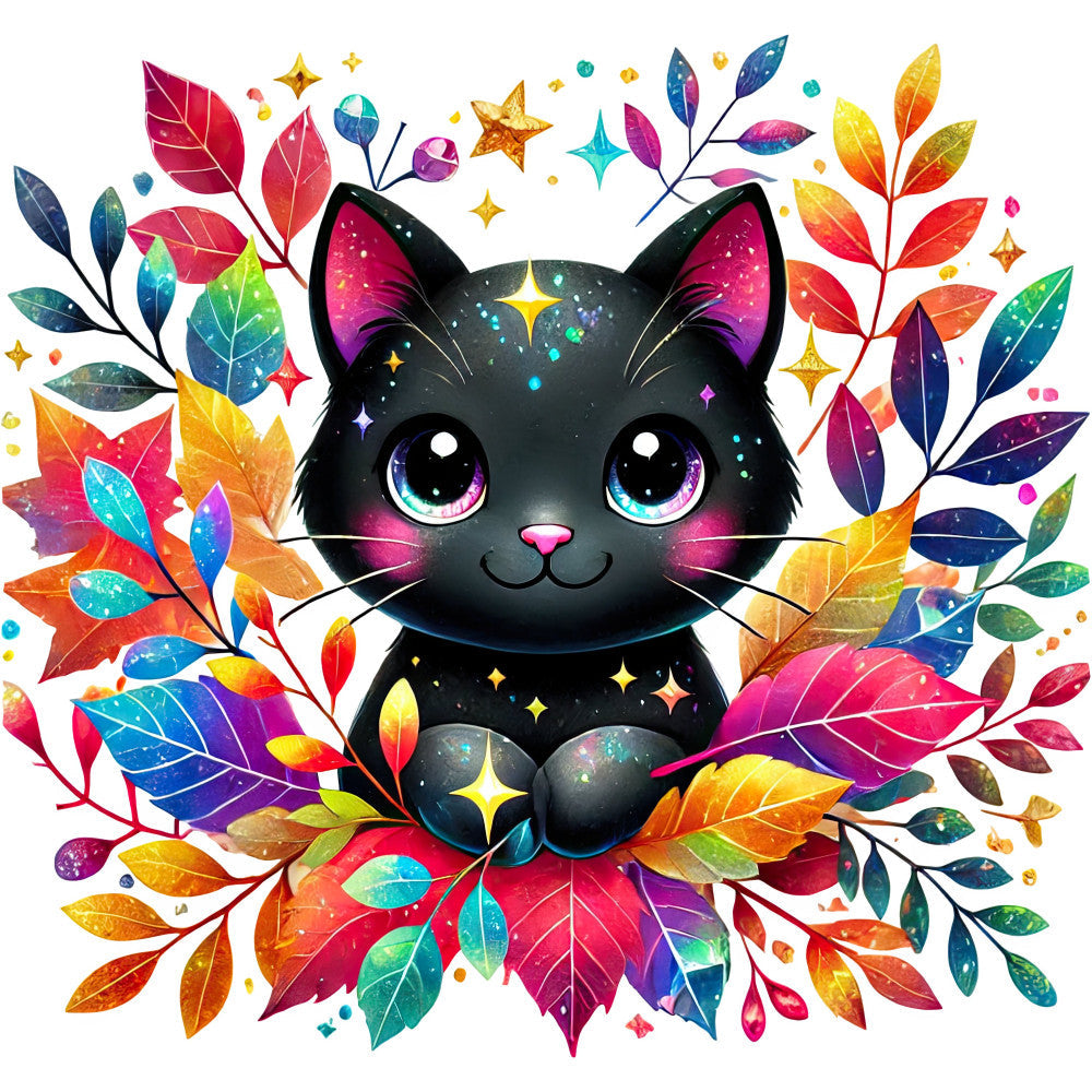 Autumn Cats Fabric Panel 68 QuiltingFabricPanels