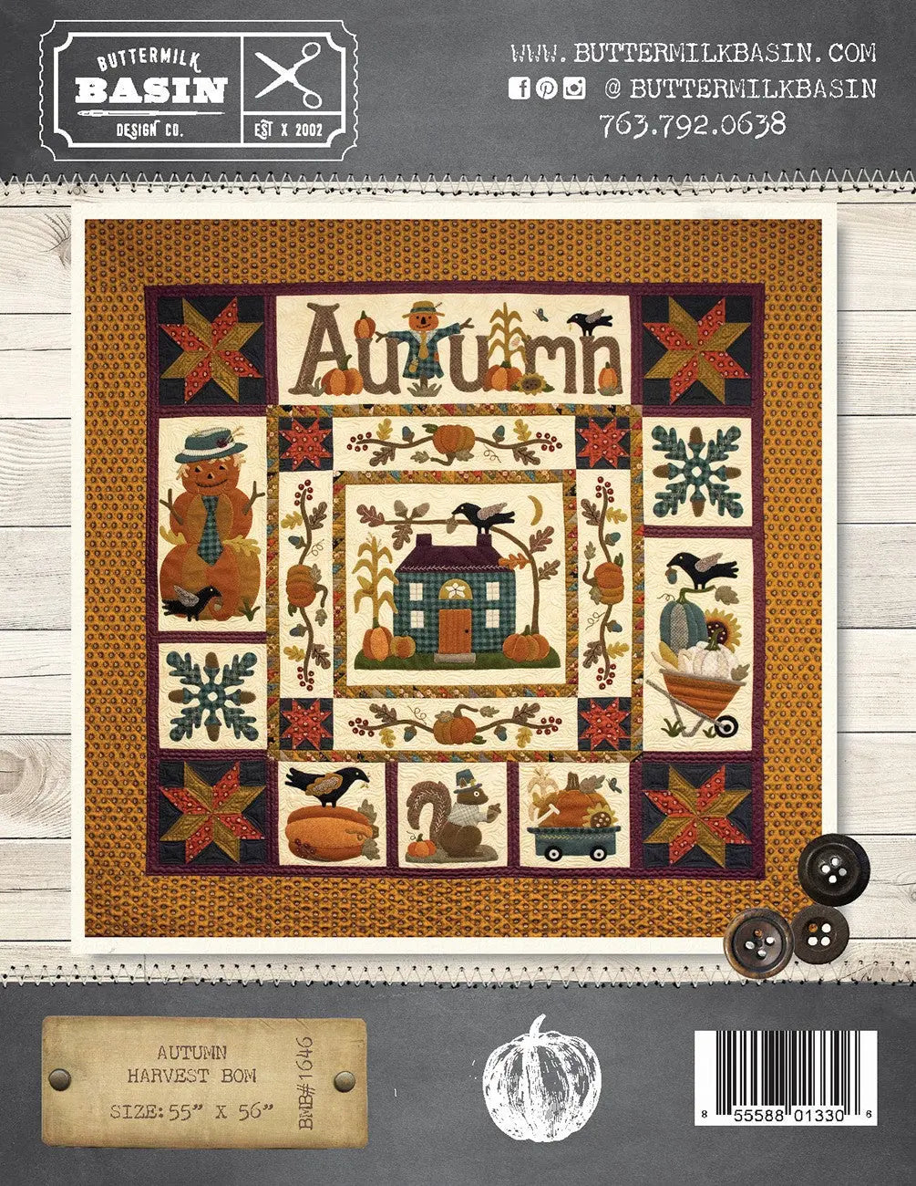 Autumn Harvest BOM - Linda's Electric Quilters