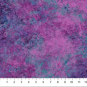 Purple Night Shade Stonehenge Multi Mixers Cotton Wideback Fabric per yard