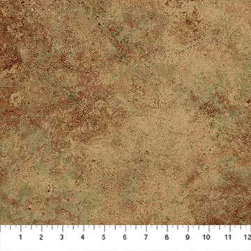 Organics Stonehenge Rust Multi Mixer Cotton Wideback Fabric per yard