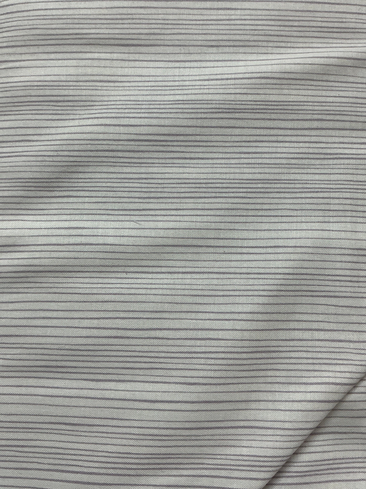 Lavender Stripes on White Bookworm quilting fabric by Lewis & Irene