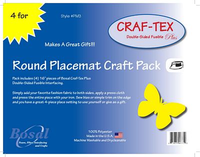 Placemat Craft Pack Round