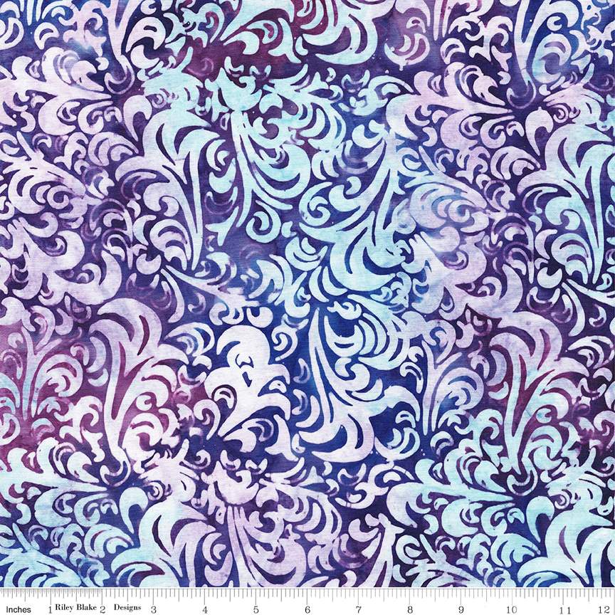 RB Batiks Grape Soda - Twirl & Swirl