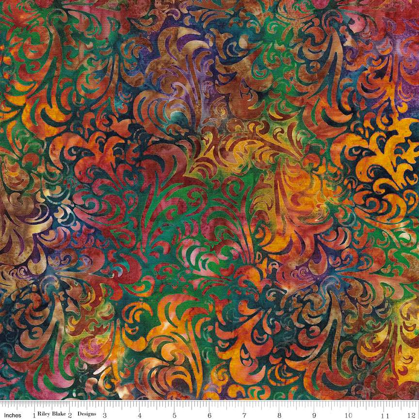 RB Batiks Bold 'n Brazen - Twirl & Swirl