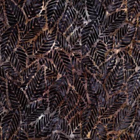 Riley Blake Expressions Batiks floral reflections black bean batik 3 yard pack
