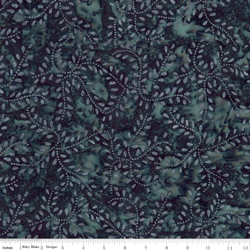 RB Batiks Alpine Lakes - Gray & Golden Arabella