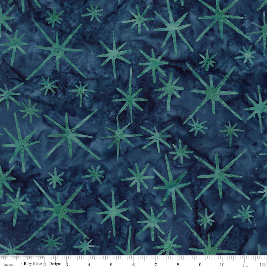 RB Batiks Rainstorm - Starburst Groove