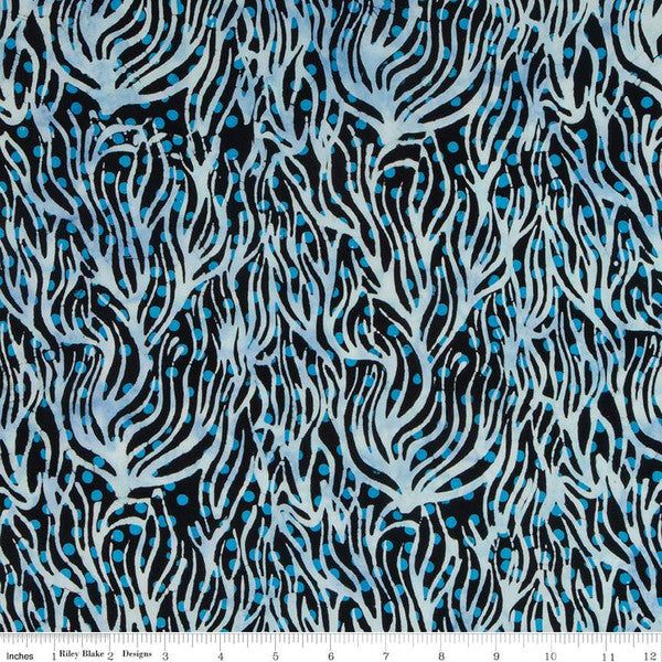 Riley Blake BTCB1009 - Expressions Tjaps - Blue Multi 45" wide fabric per yard