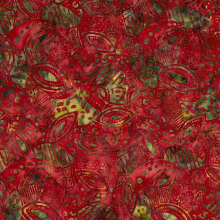 Riley Blake Batiks Expressions Tjaps dark red multi