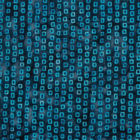 Riley Blake Batiks Tjaps batik quilting fabric in Bayou Blues Bedazzled