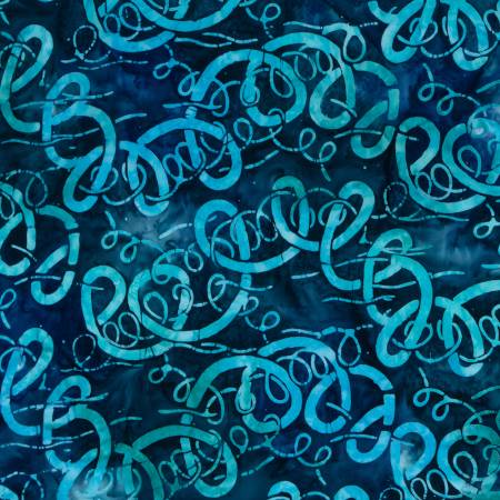 Riley Blake Batiks Expressions Tjaps electric blue