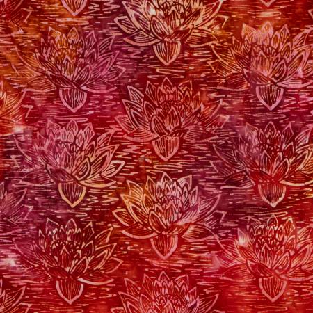 Riley Blake Batiks Expressions Tjaps tomato red
