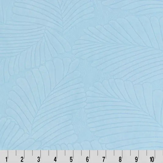 Baby Blue Cuddle 3 Extra Wide Tropic Burnout Fabric per yard - Linda's Electric Quilters