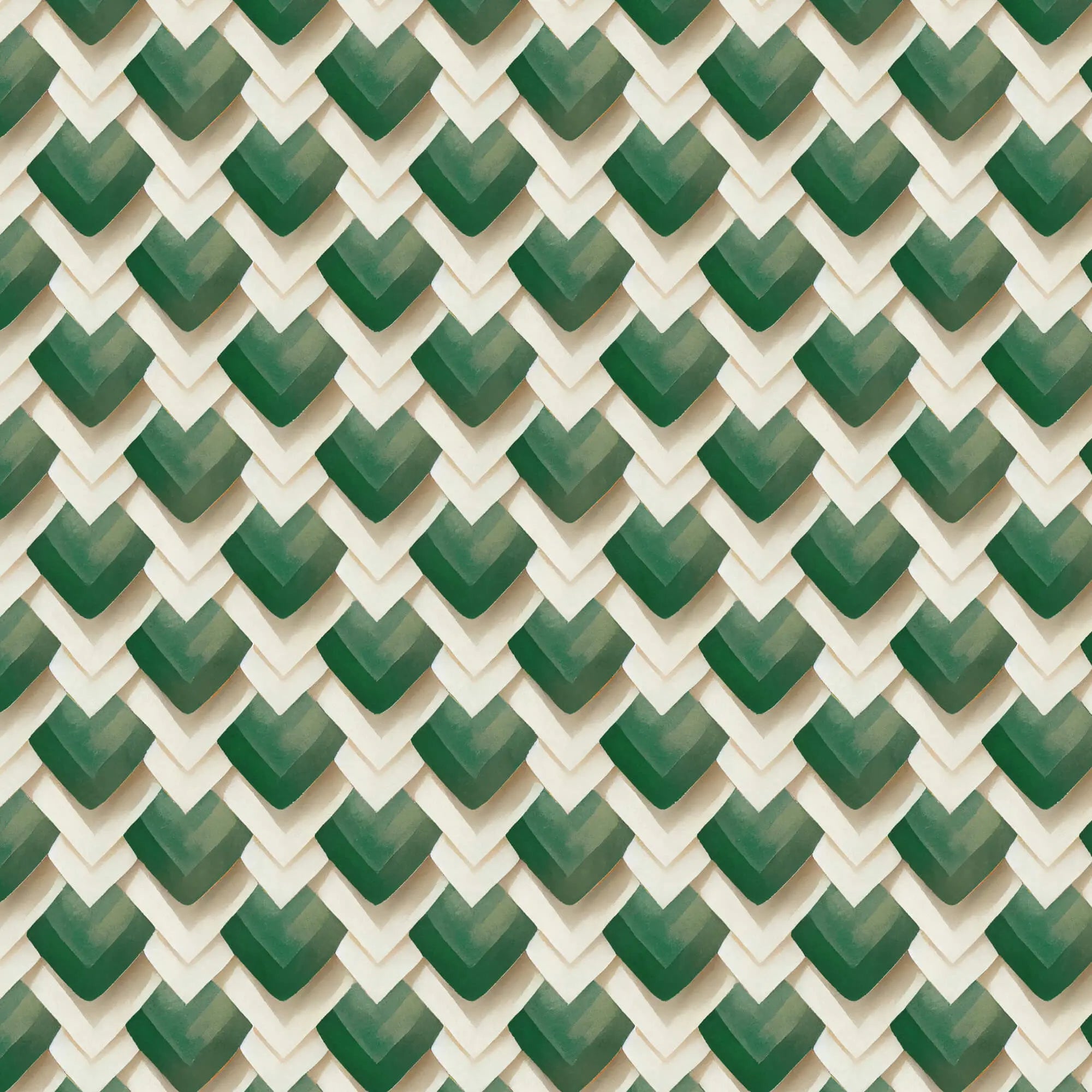 Bali Dreams - Diamonds - Green 44" / 45" Fabric Per Yard The Fabric Company