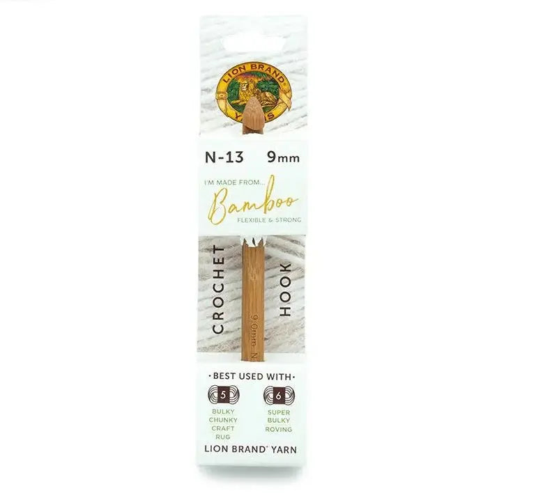 Bamboo Crochet Hooks (Sizes G to N) Lion Brand - Linda's Electric Quilters