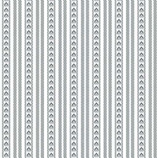 Bandana Medley - Ticking - Grey 44" / 45" Fabric Per Yard