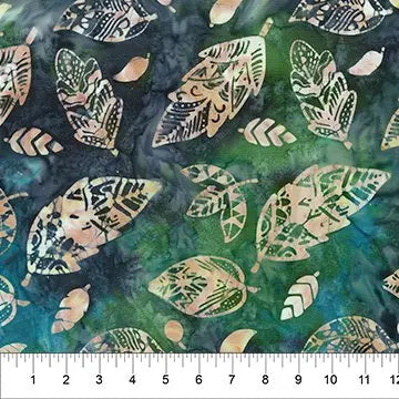 Banyan 80662-64 LUAU DARK TEAL 45" Fabric Per Yard Fabric Fanatics