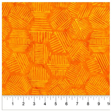 Banyan 80982-57 Line Work Hexic Lines - Cheese Sauce 45" Fabric Per Yard Fabric Fanatics