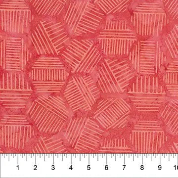 Banyan 81700-32 Hexies - Grapefruit 45" Fabric Per Yard Fabric Fanatics