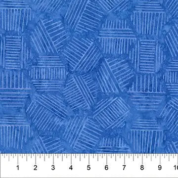 Banyan 81700-45 Hexies - Blueberry 45" Fabric Per Yard Fabric Fanatics
