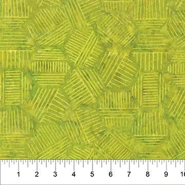 Banyan 81700-74 Hexies - Guacamole 45" Fabric Per Yard Fabric Fanatics