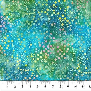 Banyan 81900-71 Pop Dots - Pond 45" Fabric Per Yard Fabric Fanatics