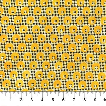 Banyan 83098-54 DOT PLAID - Sunshine Yellow 45" Fabric Per Yard Fabric Fanatics