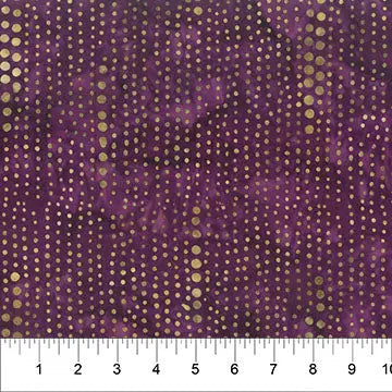 Banyan 83343-29 BOHO SPIRIT - Line Dot - Merlot 45" Fabric Per Yard Fabric Fanatics