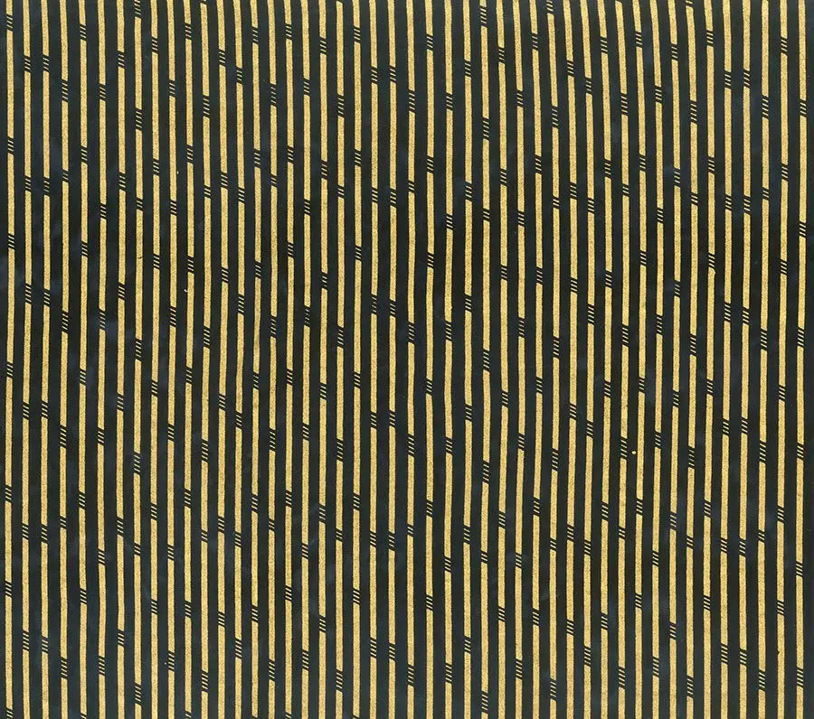 Banyan 83371-99 ART DECO - Stripes - Black Metallic 45" Fabric Per Yard Fabric Fanatics