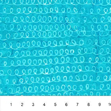 Banyan 83391-62 - JITTERBUG - Loop Line - Turquoise 45" Fabric Per Yard Fabric Fanatics