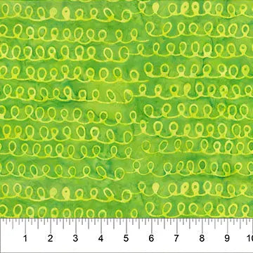 Banyan 83391-72 - JITTERBUG - Loop Line - Spring Green 45" Fabric Per Yard Fabric Fanatics