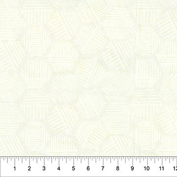 Banyan Cream Hexies Neutral Cotton 44"/45" Fabric Per Yard