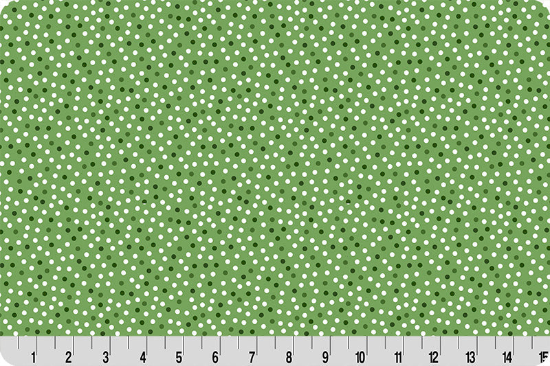 Barely Basics Lots a Dots Quilting Cuddle Leaf Fabric Per Yard