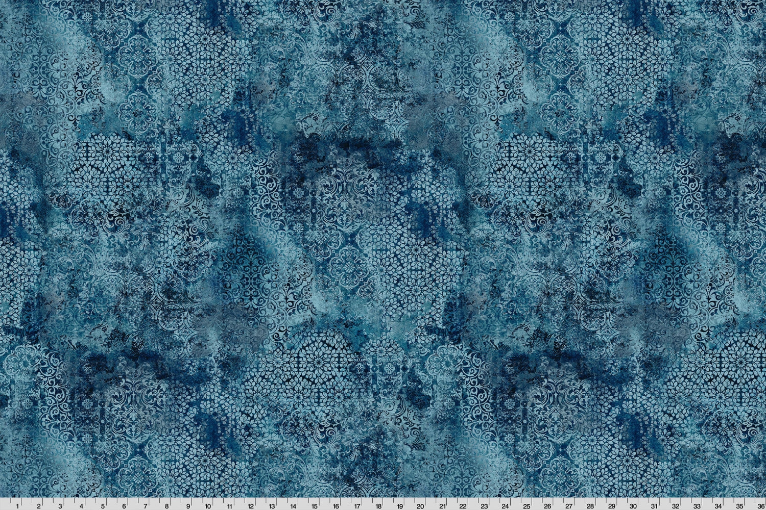 Barely Basics Stone Wash Quilting Cuddle Dark Sea Fabric (1 yard pack)