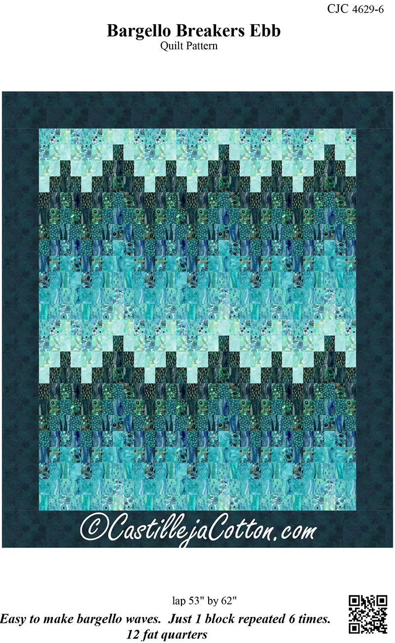 Bargello Breakers Ebb Quilt Pattern - Linda's Electric Quilters