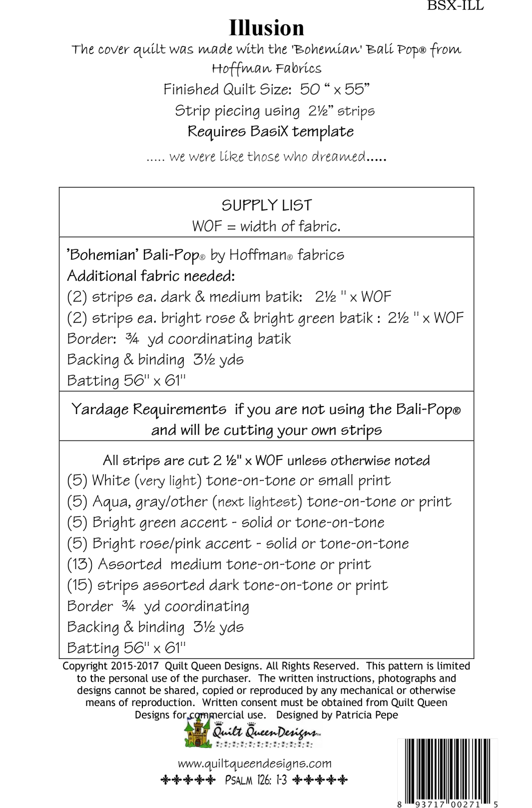 BasiX Illusion Cactus Queen Quilt Company