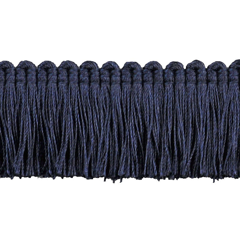 Basics Collection - 1 1/2" Brush Fringe (25 YD ROLL) - BF-4900-05 Navy Blue