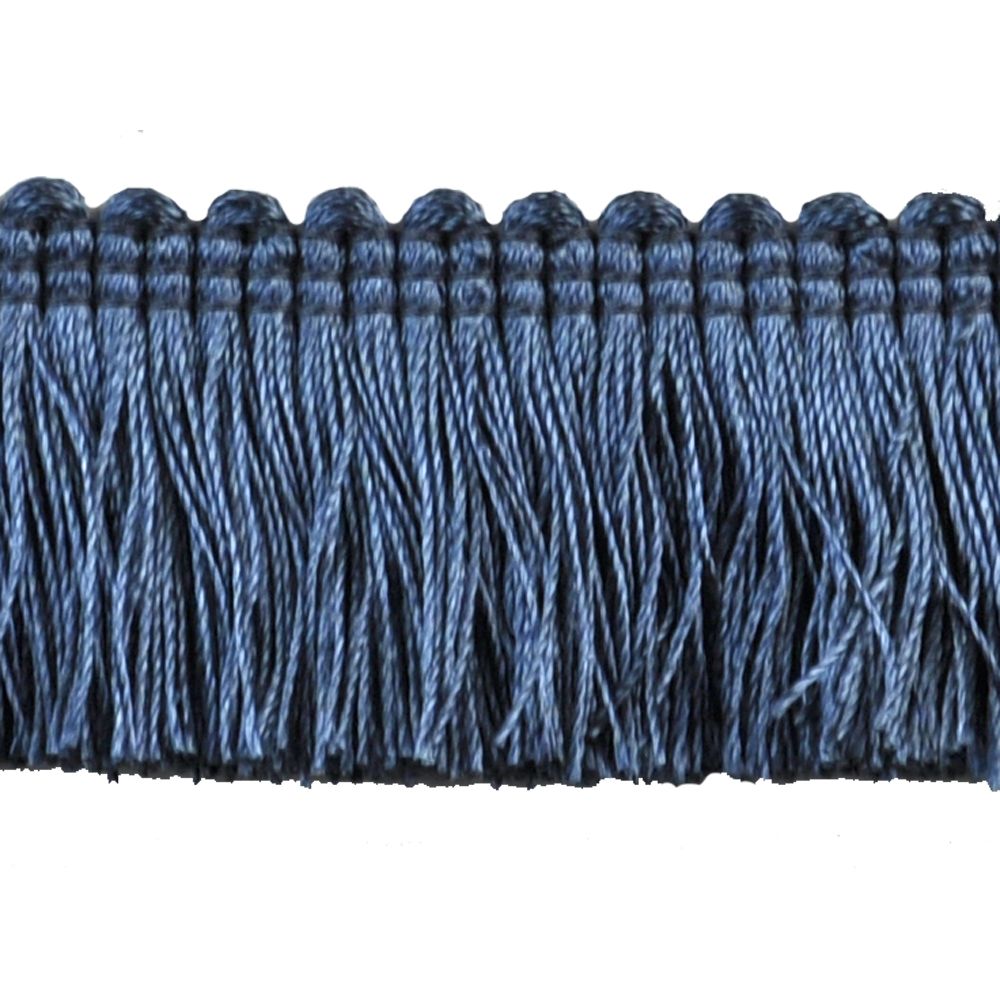 Basics Collection 1 1/2" Brush Fringe (25 YD ROLL) in Williamsburg Blue - BF-4900-WB